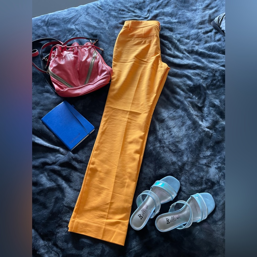 Express Mid To Low Rise Editor Summer Pants